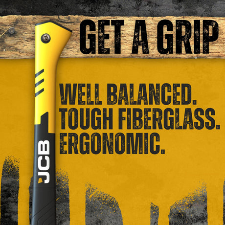 Better grip with a fiberglass handle.