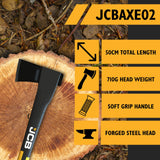 Key Features - 50cm Total Length, 710g Weight, Soft Grip Handle, Forged Steel Head
