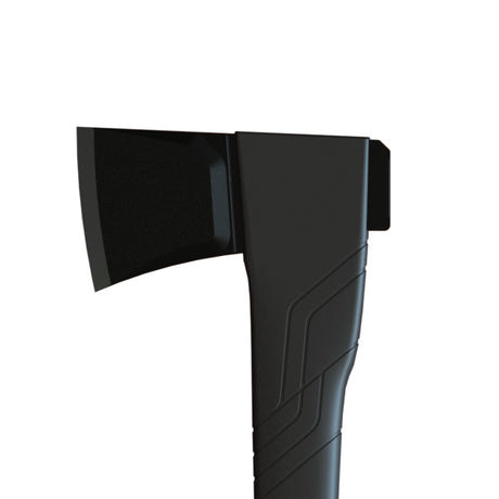High-Grade Durability – Forged, Grade-A Carbon Steel blade with hardened edges cuts deeper and cleaner. Fully encased and over-molded on the handle, making the axe virtually indestructible.
