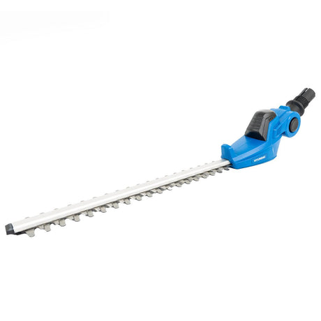 20V cordless battery pole hedge trimmer: Trim tall hedges and hard-to-reach areas with complete freedom from cords