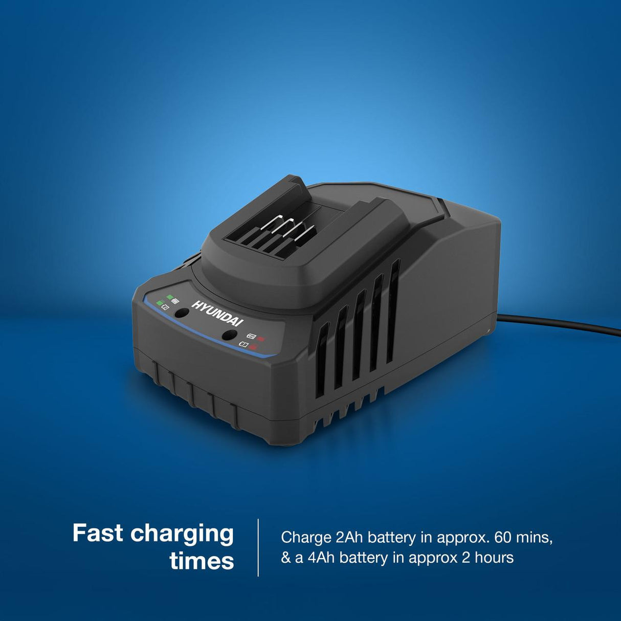 Hyundai 20V  2A Charger for 2nd Generation  20V Garden and Power Tools  | C20-2