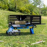Hyundai 7 Tonne, 520mm Horizontal Electric Log Splitter with Stand and Cross Wedge |  HYLS7000HE+1361149+1361150