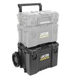 JCB Site System Rolling Tool Storage Base Box, 9'' Wheels, 57.5L / 72kg Capacity | JCB-SITESYS-C