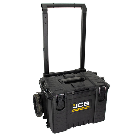 The JCB Site System XL Rolling Tool Box delivers a robust base for equipment and tool storage on the go/