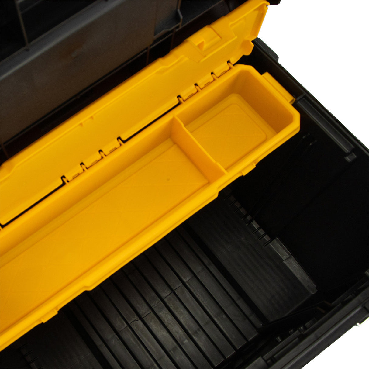 Your dependable modular tool box system to haul all your essential tools and materials in one trip, saving you time and effort