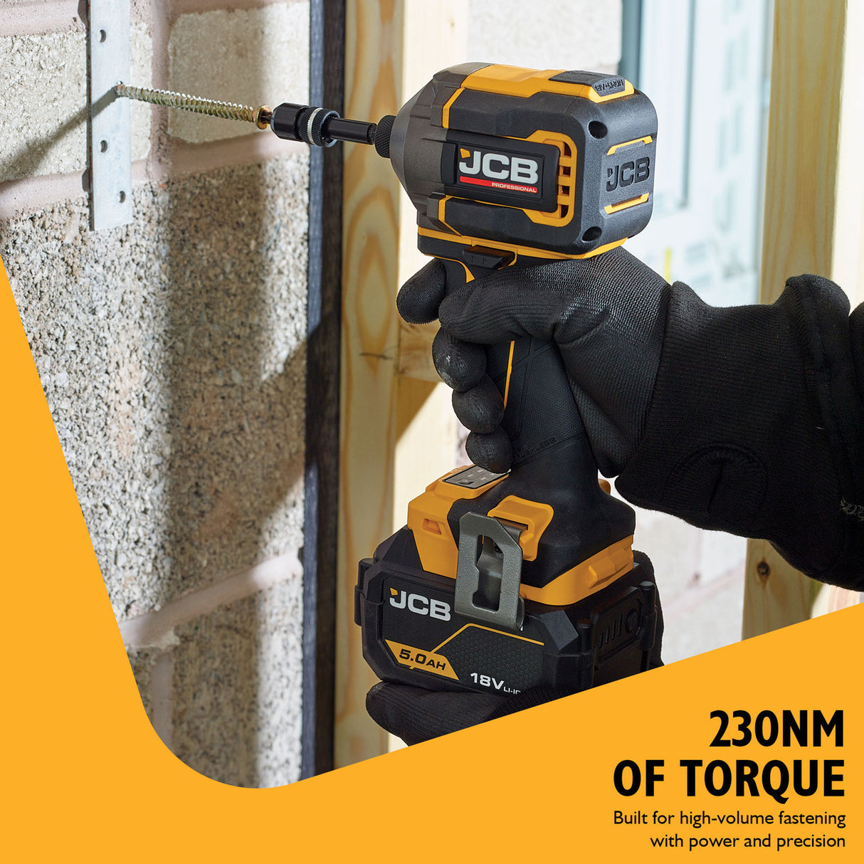 230NM of Torque - Built for high volume screwing