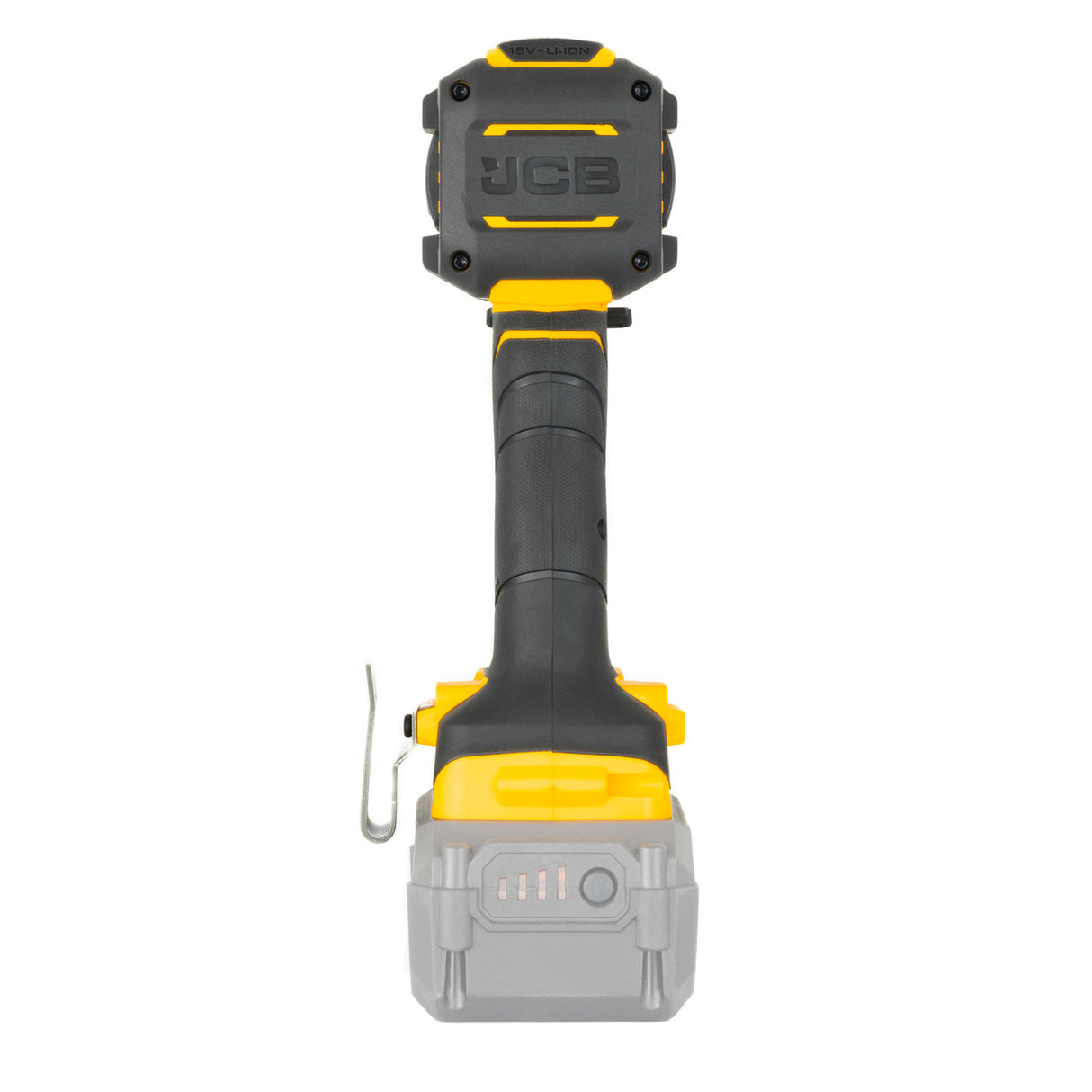JCB Pro 18V Impact Wrench 1/2" 400Nm Fastening, 620Nm ‘Nut-Busting’ Torque, Square Drive & Friction Ring (Bare Tool) | JCB-18PIW-620