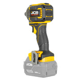 JCB Pro 18v Kit including 75Nm Combi Drill, 230Nm Impact Driver, 2x 2Ah Li-ion Batteries and 4.5A Fast Charger, with Carry Case | JCB-18PKIT-1