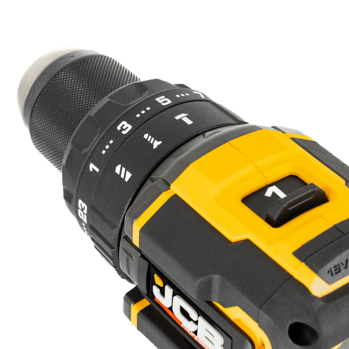 JCB Pro 18V Kit, Combi Drill (75Nm), Impact Driver (230Nm), Multi Tool, 2Ah & 5Ah Batteries, 4.5A Fast Charger & Soft Tool Bag | JCB-18PKIT-6