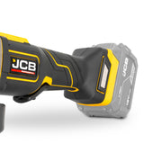JCB Pro 18V 5-Piece Pro Kit, Combi Drill (160Nm), Impact Driver (230Nm), Circular Saw (185mm), Angle Grinder (115mm), Jigsaw, 2x2Ah & 2x5Ah Batteries, Dual 4.5A Fast Charger & Soft Tool Bag | JCB-18PKIT-8
