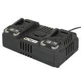 JCB Pro 18V 5-Piece Pro Kit, Combi Drill (160Nm), Impact Driver (230Nm), Circular Saw (185mm), Angle Grinder (115mm), Jigsaw, 2x2Ah & 2x5Ah Batteries, Dual 4.5A Fast Charger & Soft Tool Bag | JCB-18PKIT-8