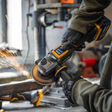 JCB Pro 18V 5-Piece Pro Kit, Combi Drill (160Nm), Impact Driver (230Nm), Circular Saw (185mm), Angle Grinder (115mm), Jigsaw, 2x2Ah & 2x5Ah Batteries, Dual 4.5A Fast Charger & Soft Tool Bag | JCB-18PKIT-8