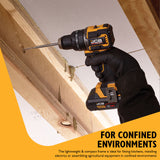 JCB Pro 18V Compact Combi Drill 75Nm, Brushless, 2-Speed, 23+3 Positions & 13mm Chuck, 2 x Pro 5.0Ah Lithium-ion Batteries & 4.5A Charger | JCB-18PCD-75-5