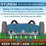 Hyundai 18"/46cm 139cc Electric-Start Self-Propelled Petrol Lawnmower | HYM460SPE