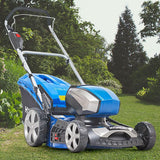 Hyundai 80V Lithium-Ion Cordless Battery Powered Lawn Mower 45cm Cutting Width With Battery and Charger | HYM80LI460P
