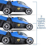 Hyundai 12.6'' / 32cm 40V Cordless Lawnmower Rear Roller 2.5Ah Li-Ion Battery Powered | HYM40LI330P