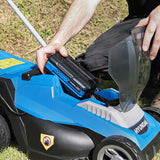 Hyundai 12.6'' / 32cm 40V Cordless Lawnmower Rear Roller 2.5Ah Li-Ion Battery Powered | HYM40LI330P