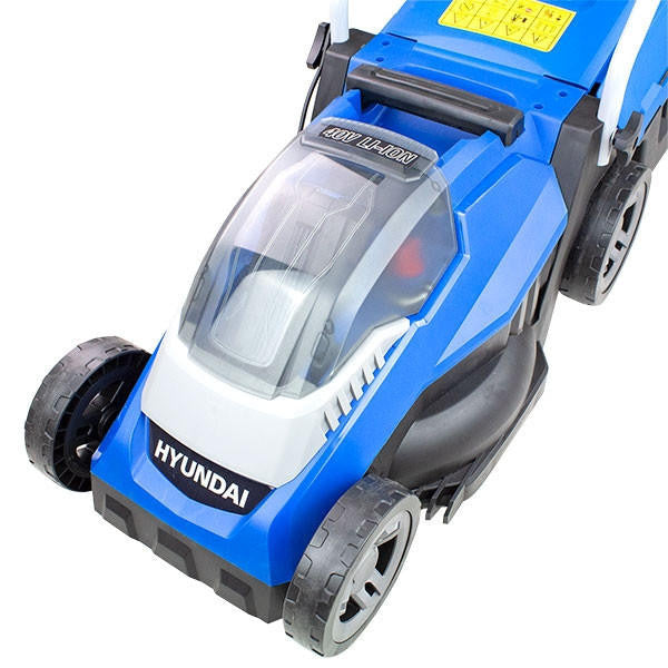 Hyundai 12.6'' / 32cm 40V Cordless Lawnmower Rear Roller 2.5Ah Li-Ion Battery Powered | HYM40LI330P