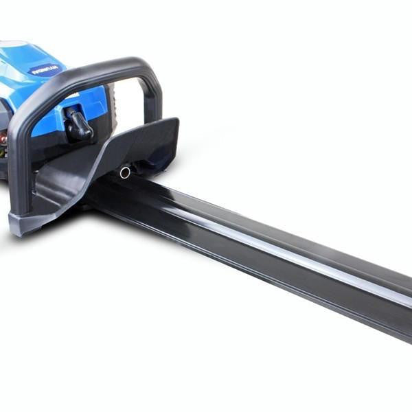 Hyundai 26cc 600mm Petrol Hedge Trimmer Cutter, Easy-Start & Lightweight 2-stroke & Folding Trolley on Wheels, Garden Trolley 100kg | HYHT2600X+GTW220
