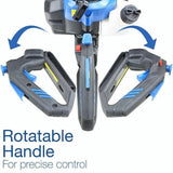 Hyundai 26cc 600mm Petrol Hedge Trimmer Cutter, Easy-Start & Lightweight 2-stroke & Garden Trolley on Wheels, 100kg Load with Brakes | HYHT2600X+GTW260