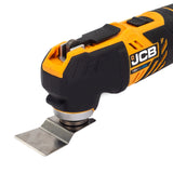 JCB 18V Cordless Multi-Tool, 2-5.0AH Li-Ion Battery Options, Quick Change Blade | 21-18MT-B - Bare Unit