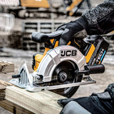 JCB 18V Cordless Circular Saw 165mm 6.5" Li-Ion Battery 2-5.0Ah | 21-18CS-B - Bare Unit + 4.0Ah Battery