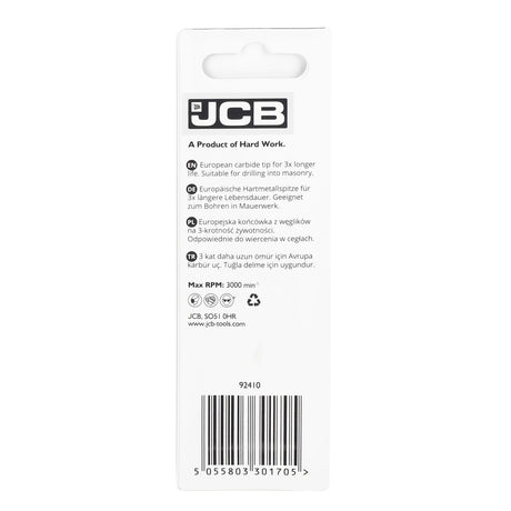 JCB Masonry Drill Bit 5.5 x 85 mm | 5055803301705