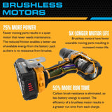 JCB 18V Brushless Impact Driver,180Nm, 2.0Ah-5.0Ah Li-Ion Batteries, 1/4" Hex Quick Release Chuck | 21-18BLID-B - Bare Unit