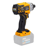 JCB 18V Brushless Impact Driver,180Nm, 2.0Ah-5.0Ah Li-Ion Batteries, 1/4" Hex Quick Release Chuck | 21-18BLID-B - Bare Unit + 4.0Ah Battery