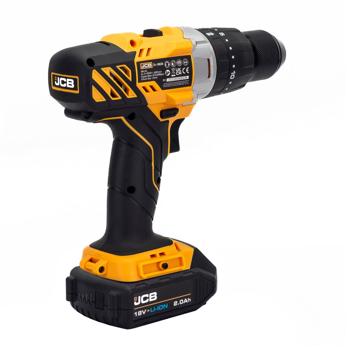 Adjustable Torque Control: With 16+3 position adjustable torque control, you have precise control over the drilling process. This feature ensures consistent and accurate results across different materials, giving you the confidence to tackle any project.