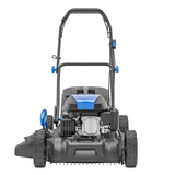 Hyundai HYM18150SPX garden lawn mower with rear grass collector bag