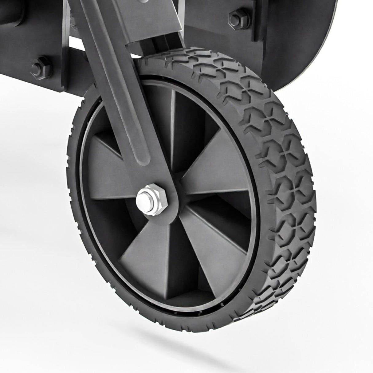 Hyundai heavy duty petrol soil cultivator for garden beds and borders