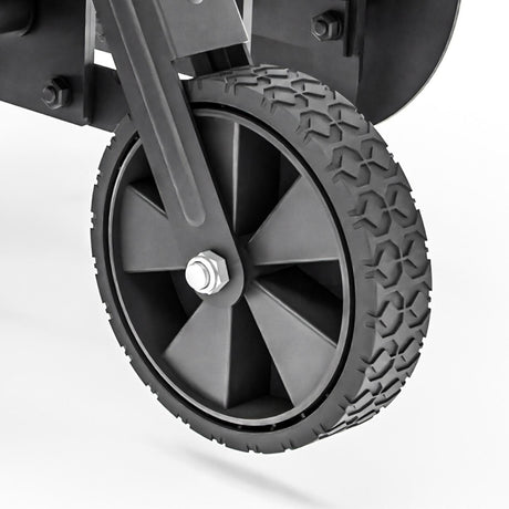 Hyundai heavy duty petrol soil cultivator for garden beds and borders