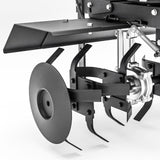 Hyundai 60cm petrol tiller preparing soil for planting
