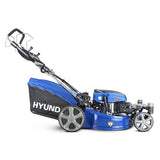 Side of the lawn mower