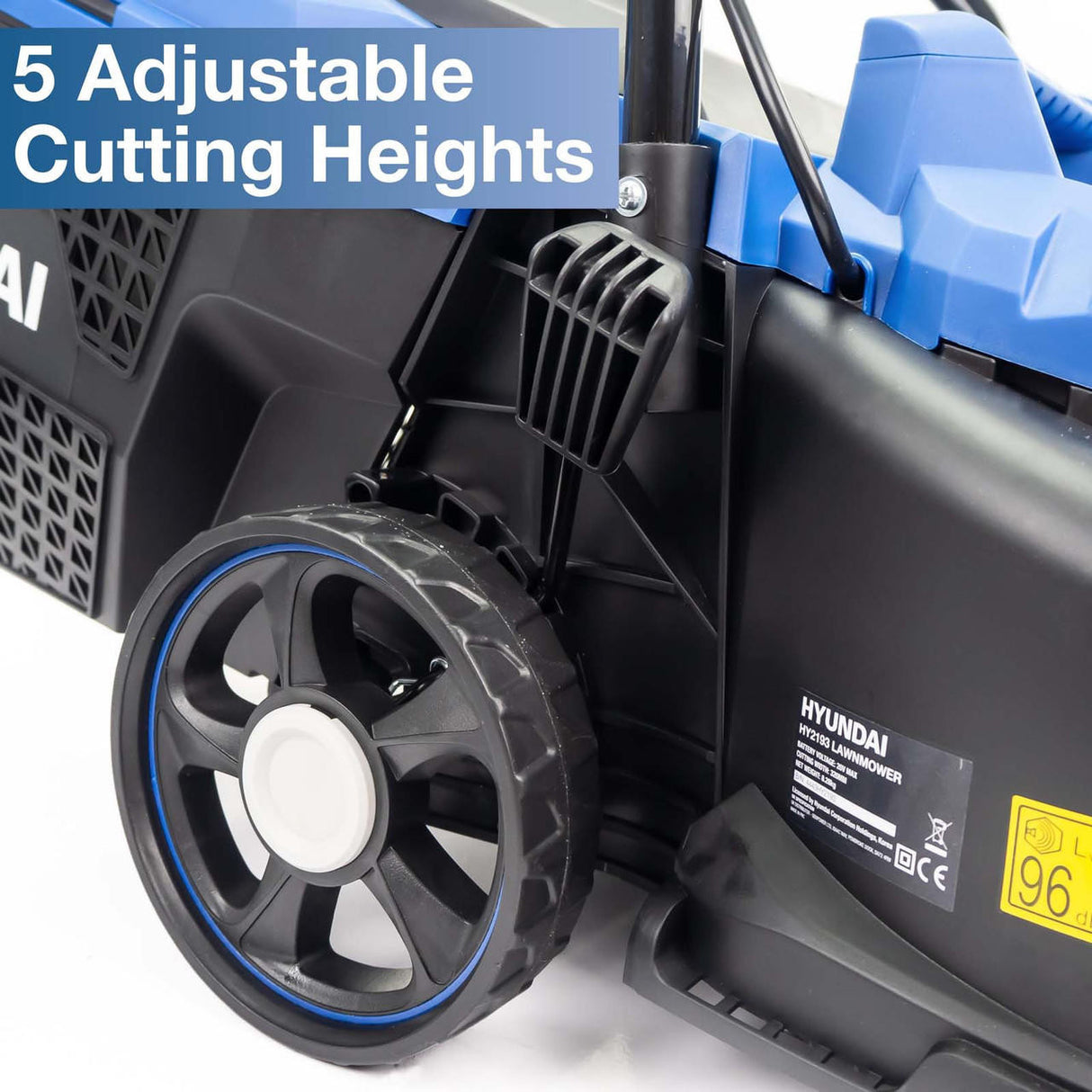 Hyundai 12.6" / 32cm 20V MAX Cordless Lawnmower 4Ah Li-Ion Battery | HY2193
