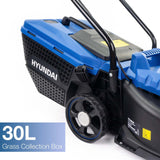 Hyundai 12.6" / 32cm 20V MAX Cordless Lawnmower 4Ah Li-Ion Battery | HY2193