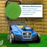 Hyundai 15'' 38 cm 2x 20V (40V) Artificial Grass Brush, 4Ah Li-ion Batteries, Brushless Motor | HY2197