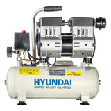 Hyundai 550W 8L Oil Free Low Noise Portable Air Compressor 4CFM 100psi Direct Drive | HY5508X