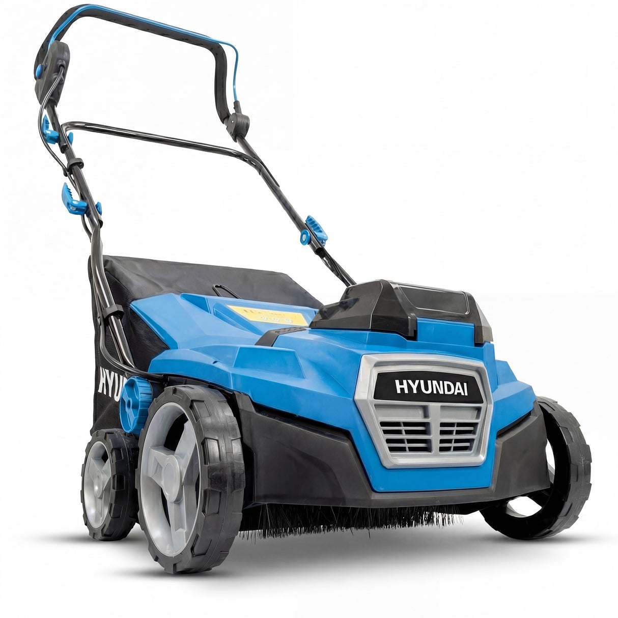 Hyundai 38cm / 15" 40V (2x20V) Cordless Artificial Grass Sweeper Brush, Brushless, 45L Collection Bag | HY40CSW38