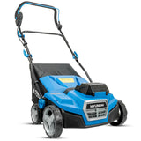 Hyundai 38cm / 15" 40V (2x20V) Cordless Artificial Grass Sweeper Brush, Brushless, 45L Collection Bag | HY40CSW38