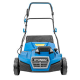Hyundai 38cm / 15" 40V (2x20V) Cordless Artificial Grass Sweeper Brush, Brushless, 45L Collection Bag | HY40CSW38