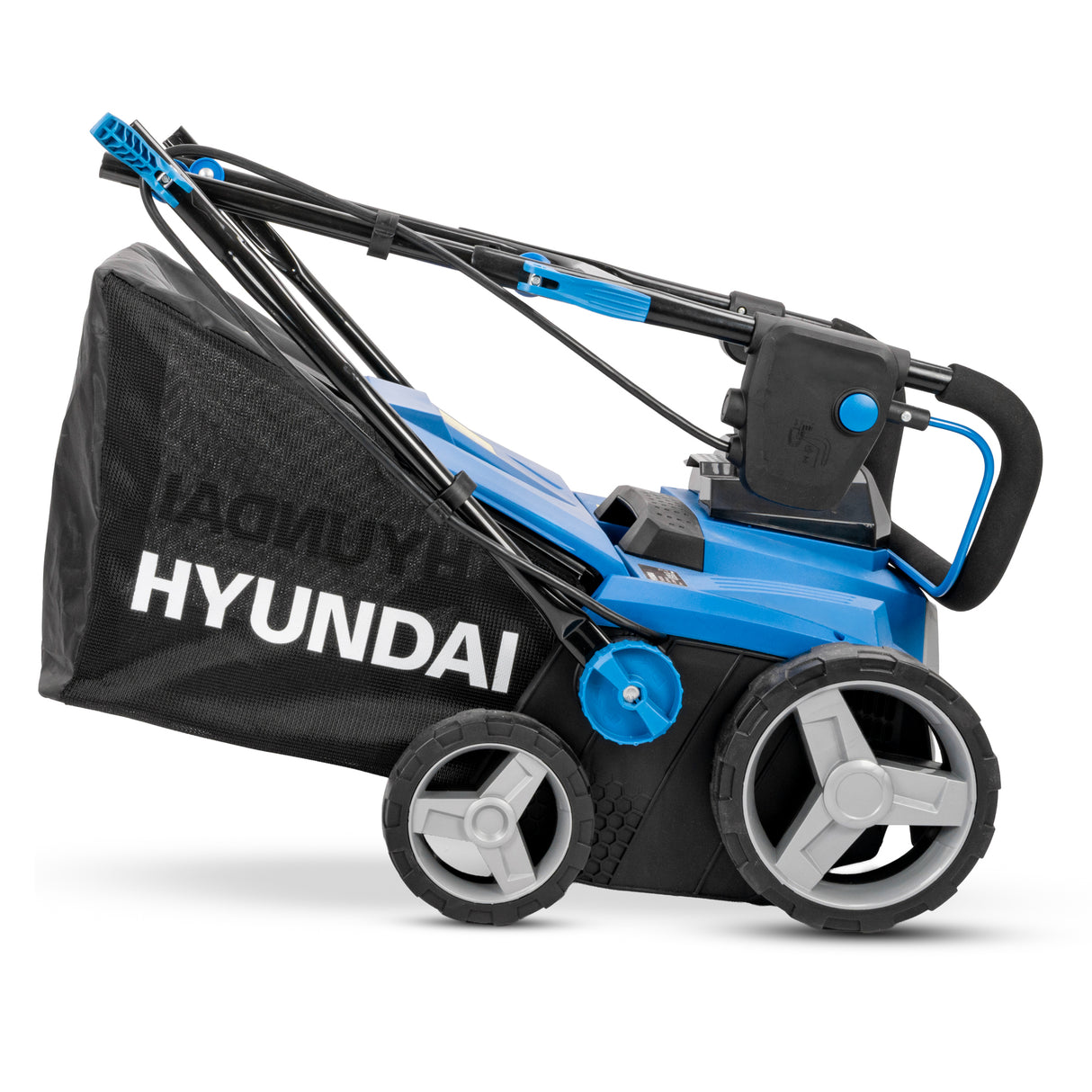 Hyundai 38cm / 15" 40V (2x20V) Cordless Artificial Grass Sweeper Brush, Brushless, 45L Collection Bag | HY40CSW38