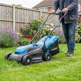 Hyundai 33cm / 13" 20V Brushless Cordless Lawnmower, 32L Collection Bag | HY20CLM33