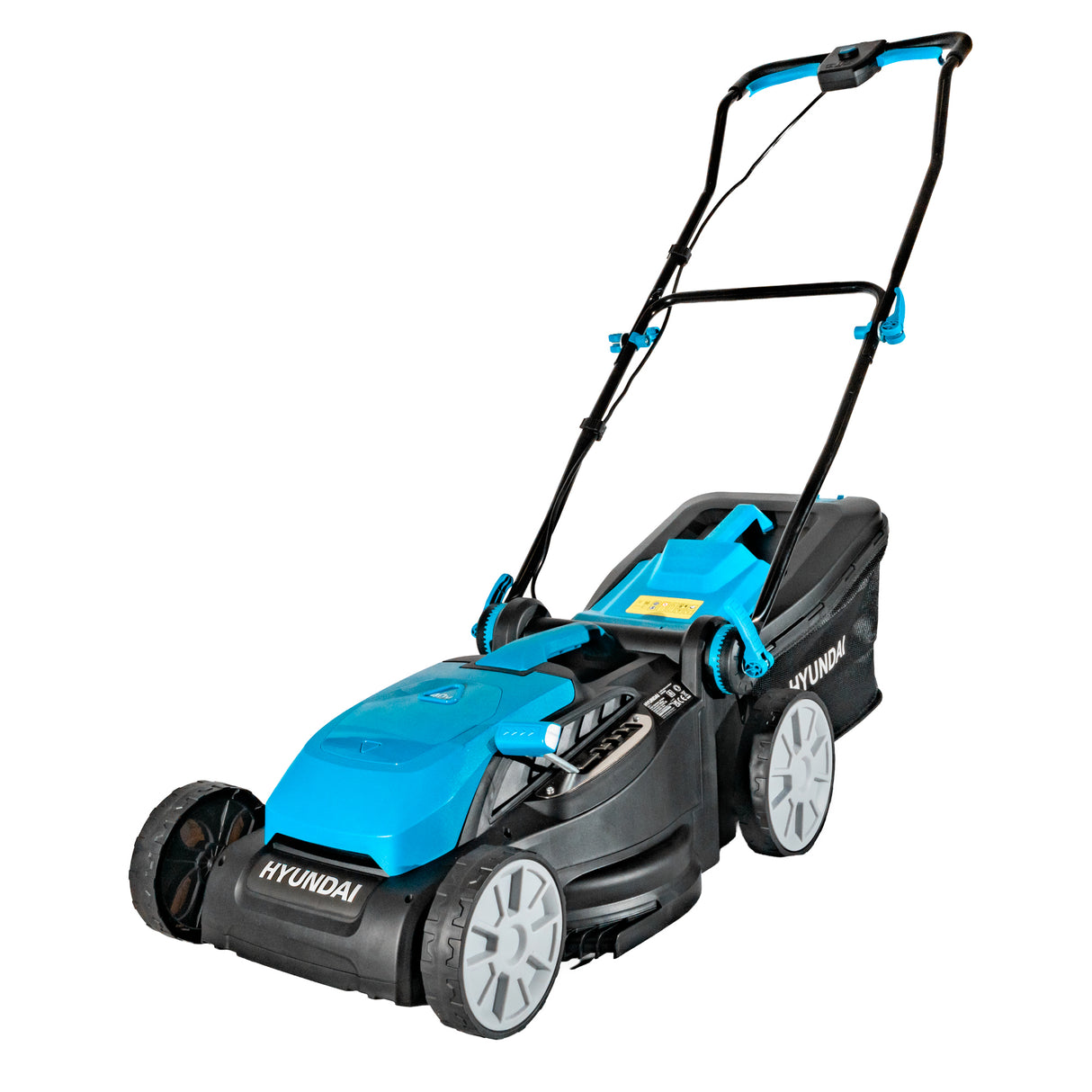 Hyundai 38cm / 15" 40V (2x20V) Brushless Cordless Lawnmower,  36L Bag | HY40CLM38