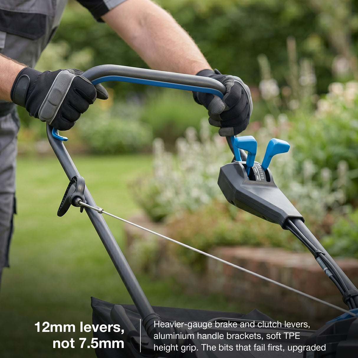 Hyundai 21" / 53cm Self-Propelled PRO Petrol Lawnmower, Pro-series Build, 196cc Engine | HYM530SPPRO