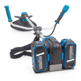 Hyundai 2x20V Brushless 2-in-1 Brush Cutter & String Trimmer, Straight Split Shaft, 3-Speed | HY40CGB26