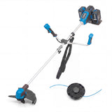 Hyundai 2x20V Brushless 2-in-1 Brush Cutter & String Trimmer, Straight Split Shaft, 3-Speed | HY40CGB26