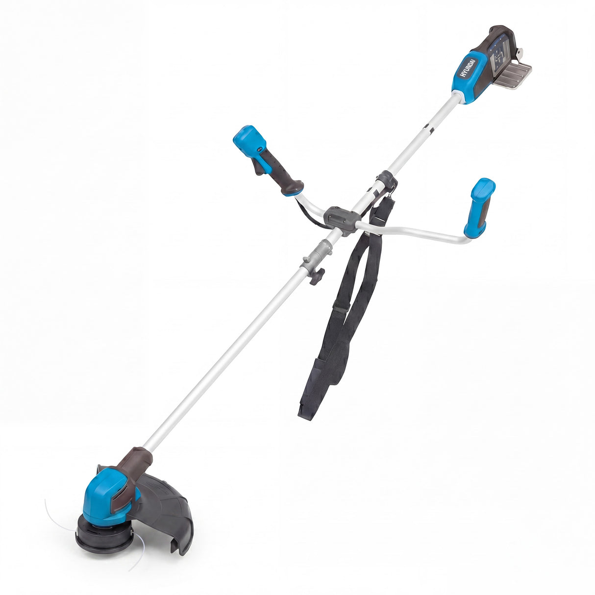 Hyundai 2x20V Brushless 2-in-1 Brush Cutter & String Trimmer, Straight Split Shaft, 3-Speed | HY40CGB26