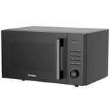 Hyundai 900W 23L Black Digital Microwave, Mirror-Effect Glass Door, Stainless Steel Interior | HYMW90023DB